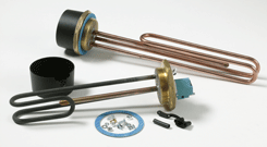 Copper, Incoloy and Titanium domestic immersion elements